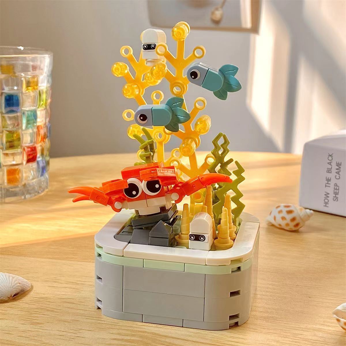 Compatible con insectos, alta vida marina, flores, plantas, bloques de construcción, plantas en maceta, puzzle, juguetes, joyas, adornos