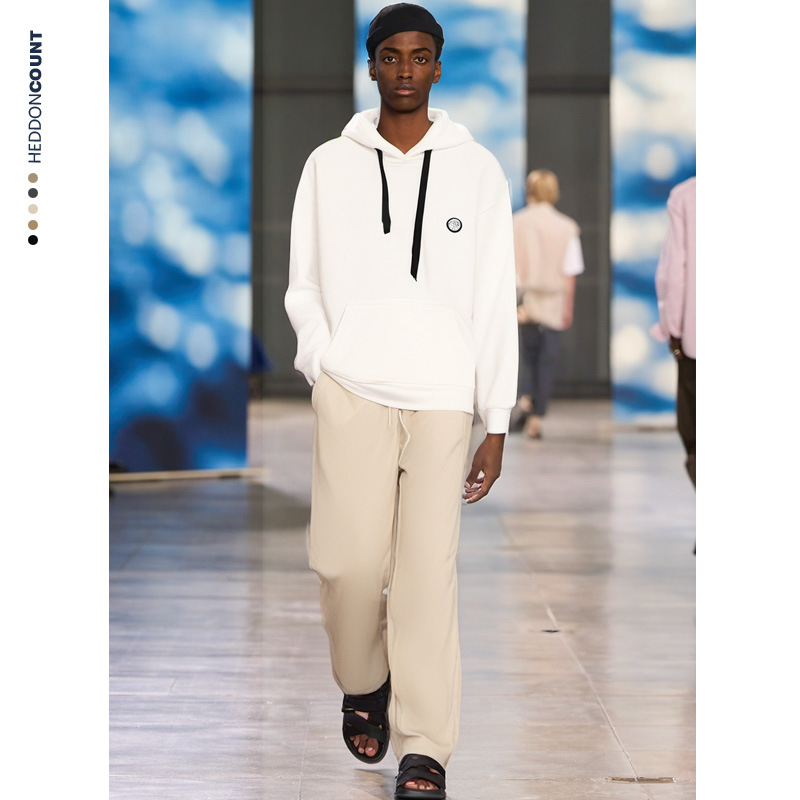 Men's Clothing men's casual pants men's 2024 autumn new black loose wide leg straight pants versatile slim trousers men_voghion.com