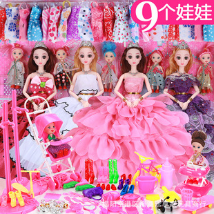 Yitian Barbie Doll Set Gift Box Play House Girl Toy Princess Wedding Dress Birthday Gift Dropshipping Doll