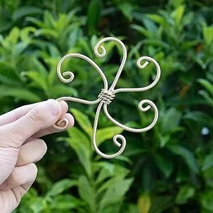 Cross-Border Iron Spiral Plant Fixing Bracket Plant Support Flower Arrangement Wire Plant Fixing Bracket Wholesale