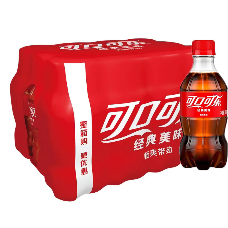 [Multi-Warehouse Delivery] Classic Sugary Coca-Cola Carbonated Drink Icy Soda 300ml*6 Bottles