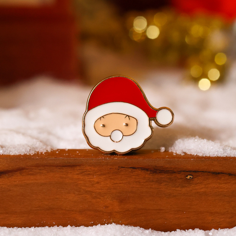 Navidad adorable broche hermosa caja de regalo insignia joyería pectoral pin alce Yiwu productos al por mayor