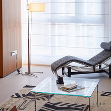 家用茶几不锈钢边几简约设计师创意极简玻璃桌几中古客厅咖啡桌