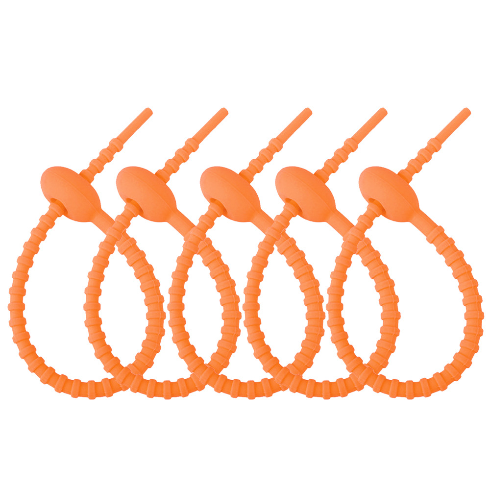 Cinta de silicona de color caramelo DIY llavero ropa bolsa de joyería accesorios cordón cable de datos de almacenamiento bobinadora