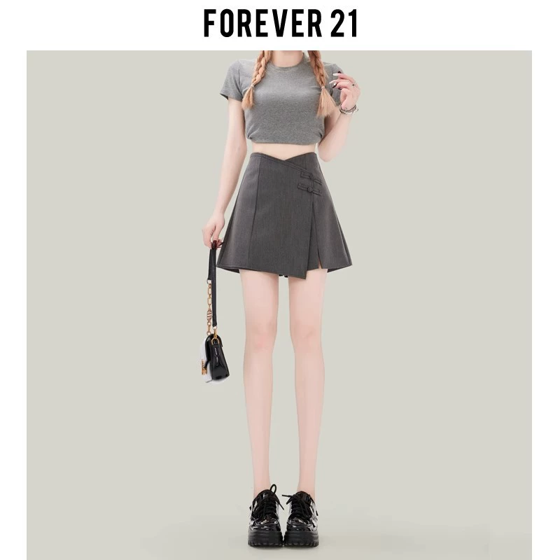 2024 новый национальный ветер нерегулярная пряжка широкая юбка брюки женские серые брюки с высокой талией брюки летние юбки брюки