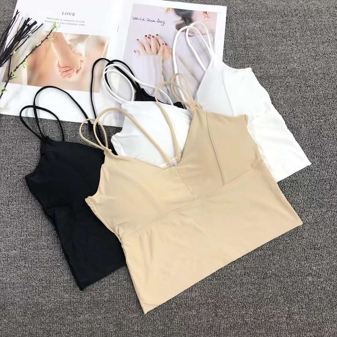Nueva inconsútil alto elástico belleza de alta calidad las mujeres chaleco inalámbrico yoga sujetador ropa interior deportiva al por mayor