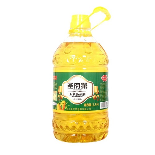 Second Grade 2.5L Pressed Corn Oil for Home Use, Full Carton, Wholesale, One Piece Shipping