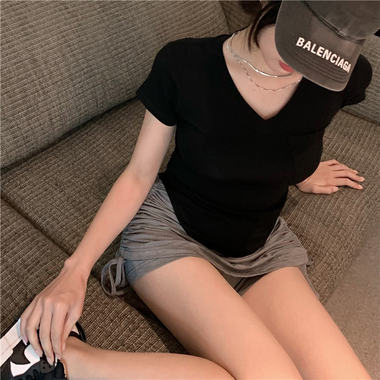 复制_v领纯欲风辣妹T恤女春季2023夏新款修.jpg