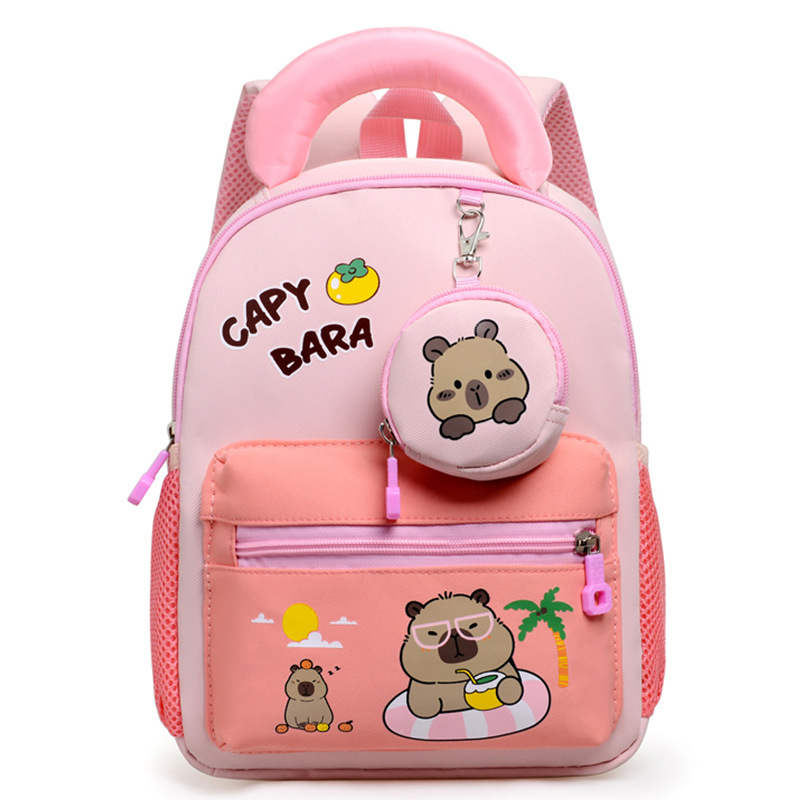 Mochila infantil de dibujos animados respirada lindas niñas mochila de jardín de infantes 3 años de edad 5 niños mochila de escuela primaria