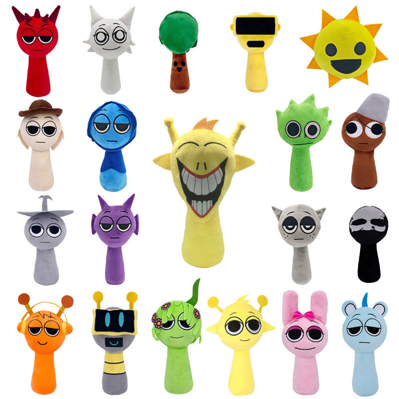 Cross-Border Small Toys Sprunki Plush Rhythm Box Doll Plush Toy Game Peripheral Wholesale Cute Cross-Border Small Toys Sprunki Plush Rhythm Box Doll Plush Toy Game Peripheral Wholesale Cute