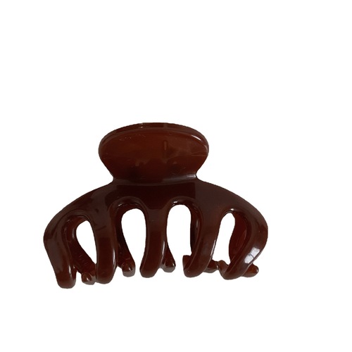 Temperament burgundy shark clip medium size back of head clip fresh girl hair clip new Korean hair clip hair accessory