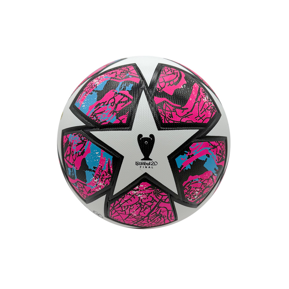 Fábrica al por mayor Premier League Champions League estrella de cinco puntas Copa del mundo de fútbol entrenamiento juvenil PU resistente al desgaste piel pegajosa en caliente