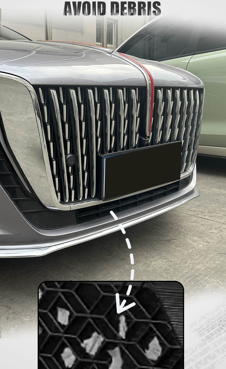 Red Flag H5 anti-insect net, front grille, radiator protection, anti-mosquito, anti-catnip, modified decorative accessories