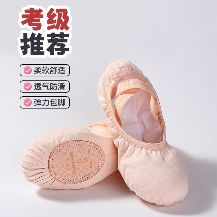 Danshige Dance Shoes Ballet Shoes Women's Soft-Soled Practice Shoes Art Exam Dance Kidsren Adult Girls Professional