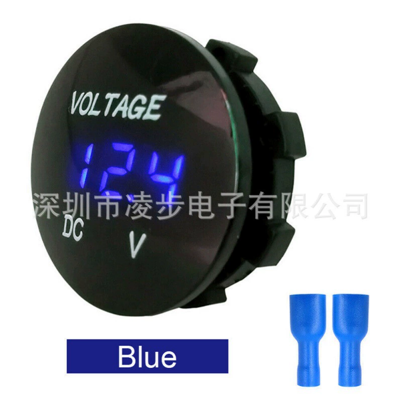 Модифицированный автомобильный аккумуляторный вольтметр постоянного тока светодиодный цифровой дисплей 12V мотоцикл автомобильный вольтметр детектор 24V
