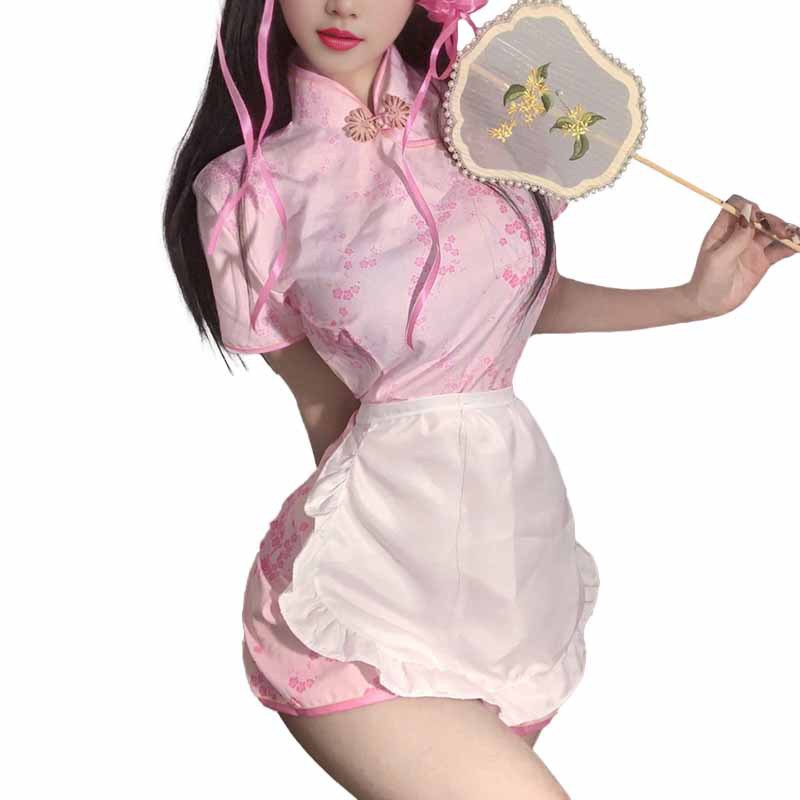 Sexy Dessous, Chinesinnen, Cheongsam, leidenschaftlich, kokett, verführerisch, pure Lust, Cosplay, Uniform_voghion.com