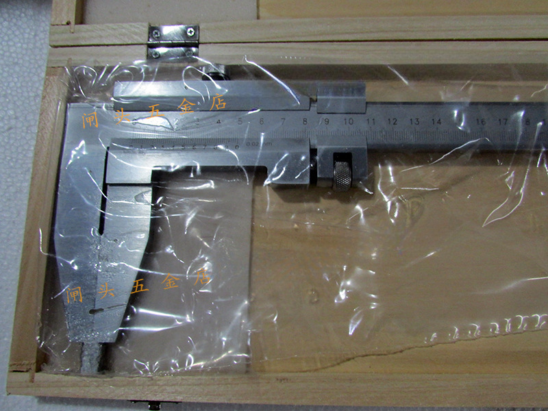 整体卡尺0-500/600/1000单向爪游标卡尺中