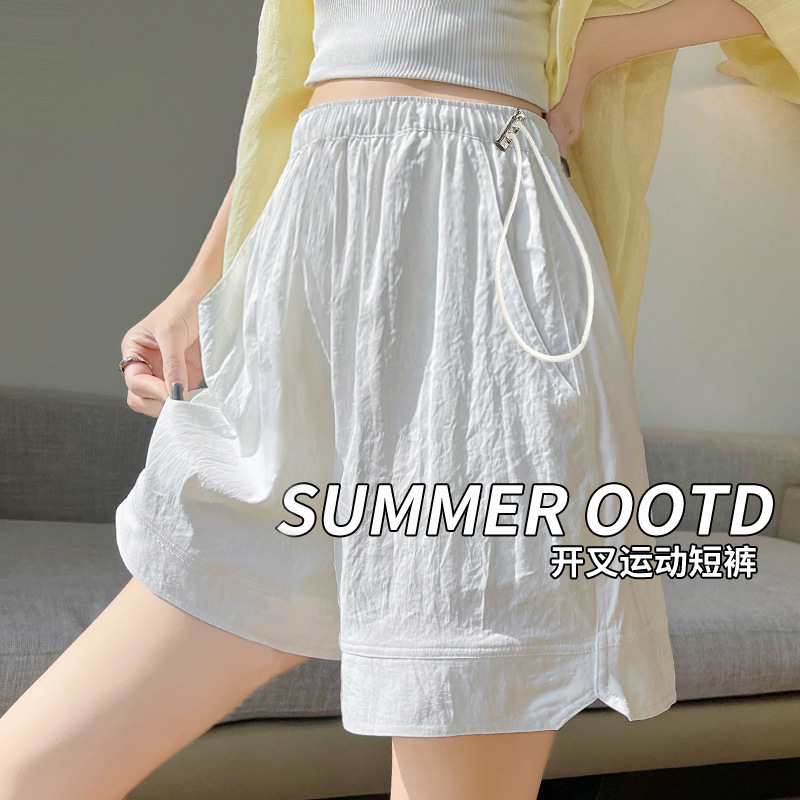 After giving birth can also wear pregnant women shorts wide leg pants women 2025 new outdoor wear Yamamoto pants casual pants pants