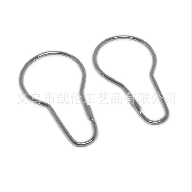 小五金葫芦挂扣 金属葫芦灯泡扣毛巾浴帘浴室葫芦挂钩 钥匙挂扣