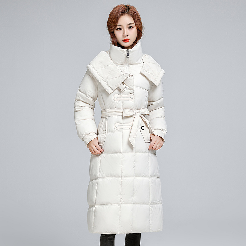 L - 4XL de gran tamaño, ropa de algodón larga europea, chaqueta de algodón de invierno, chaqueta de algodón suelta, chaqueta de moda de gran tamaño, chaqueta de algodón image 9
