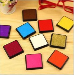Amazon Creative Stationery DIY Creative Ink Pad Companion Color Ink 4x4cm 15 Colors Cross-border