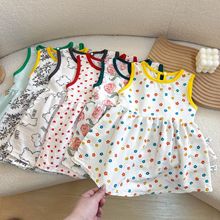 儿童裙子女童公主裙夏季新款小童连衣裙韩版洋气吊带背心裙女宝宝