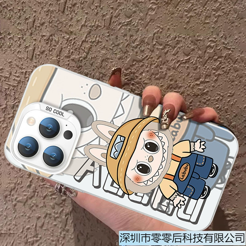 Применение Apple 13/14/15promax милый мультяшный пара Huawei OPPO Apple маленький Labubu