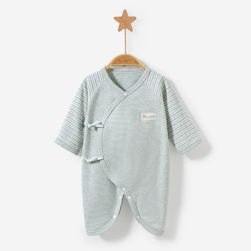 Ropa de bebé recién nacido para primavera y otoño, mono de algodón puro con diseño de mariposa, estilo delgado, de 0 a 3 meses, mono para bebé.