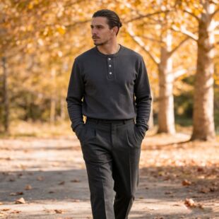 OKONKWO ���A���ذ�280�˼Ӻ�ɫ�L������IT�� henry shirt TEE