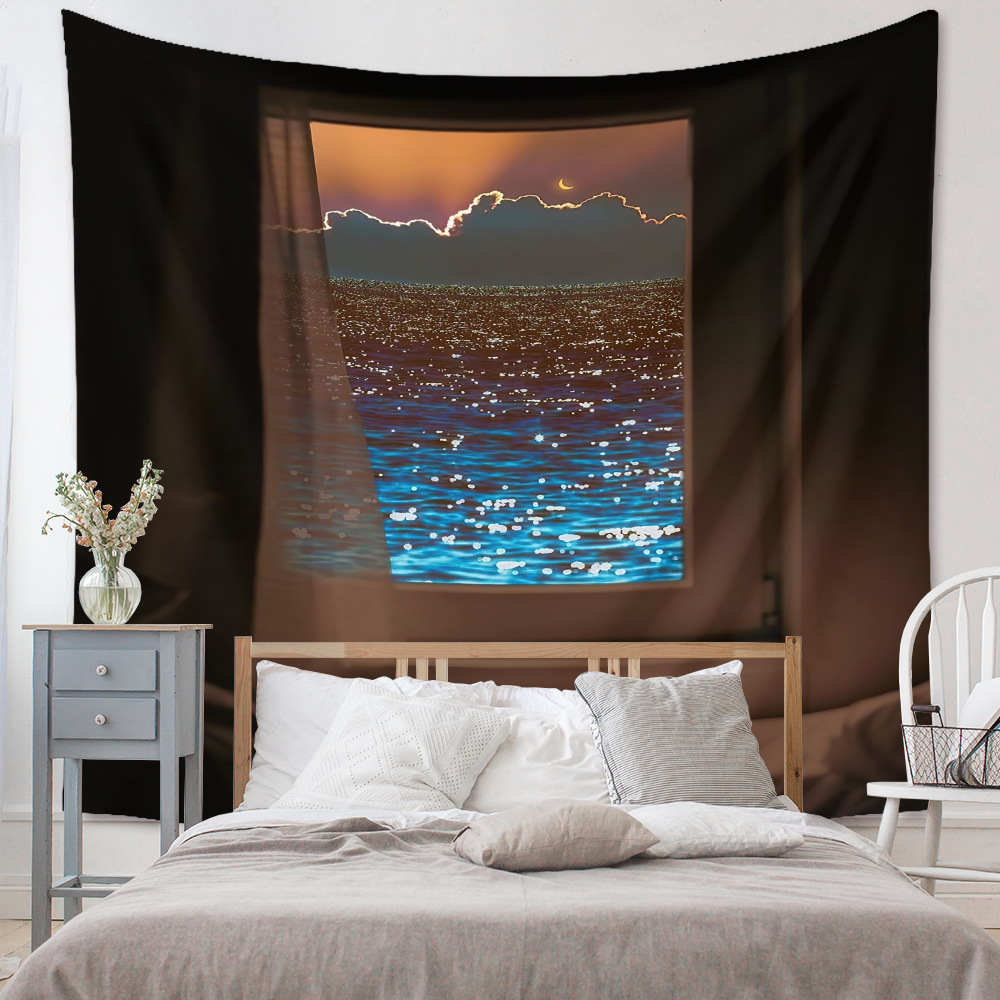 Fashion Window Scenery Painting Decoration Tapestry Wholesale Nihaojewelry display picture 14