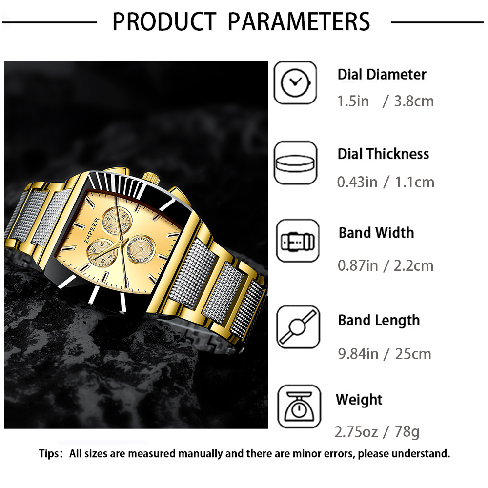 Neue Herren Quarzuhr Business Herrenuhr Freizeit Student Uhr Set mit Armband Geschenke Uhr_voghion.com