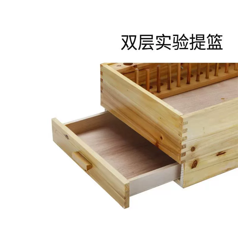 Wooden chemical basket