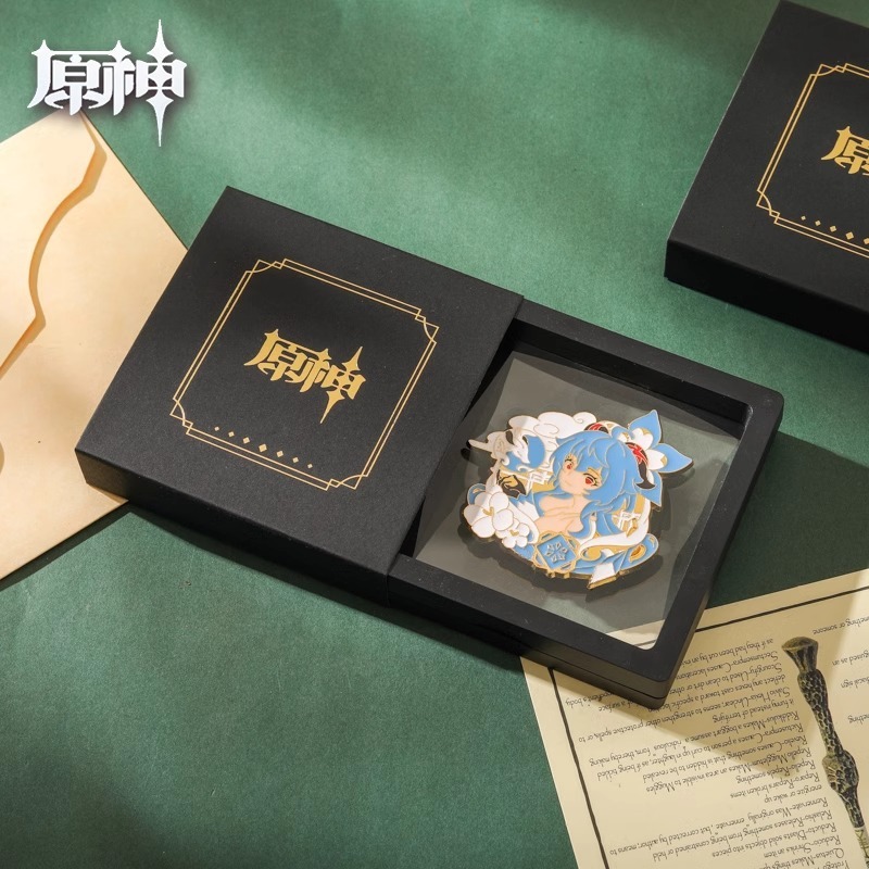 特別クリアランスクロスボーダーメタル原神ブローチアニメーション周辺二次元漫画かわいいバッジアクセサリーピン|undefined