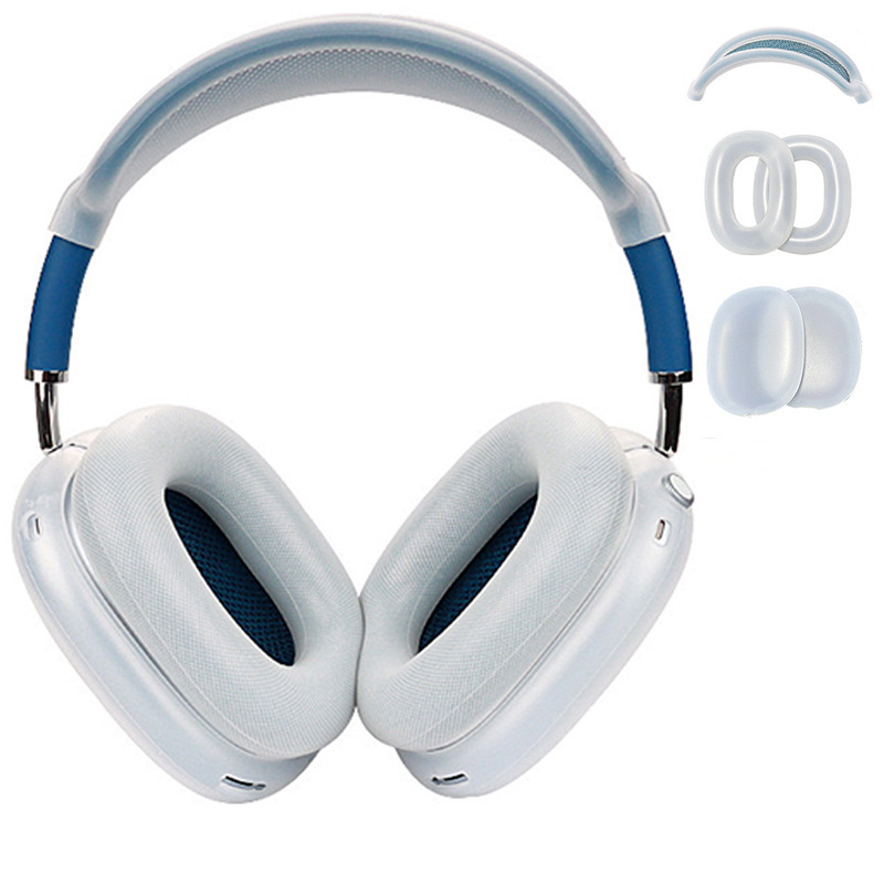 Funda para auriculares airpodsmax funda para auriculares Apple transparente funda protectora de silicona funda protectora para auriculares Bluetooth