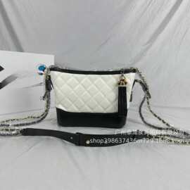 2025新款小香风菱格链条包女真皮单肩斜挎包高级感百搭时尚款