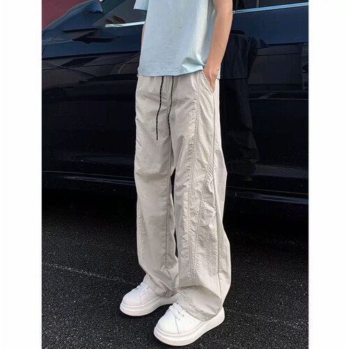 Cross-border foreign trade summer thin American pants, women's men's machete casual pants, drooping wide-leg waterproof all-match pants