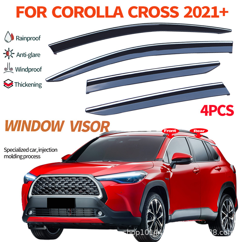 适用于卡罗拉CROSS晴雨挡导流板COROLLA CROSS  XG10 车窗防雨眉