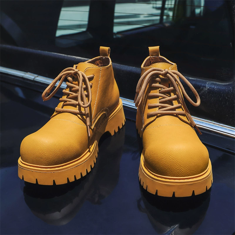 24 весенний новый тренд дикие мотоциклетные модные ботинки классический сетка красный комфорт большая голова ботинки Martin 18922-J