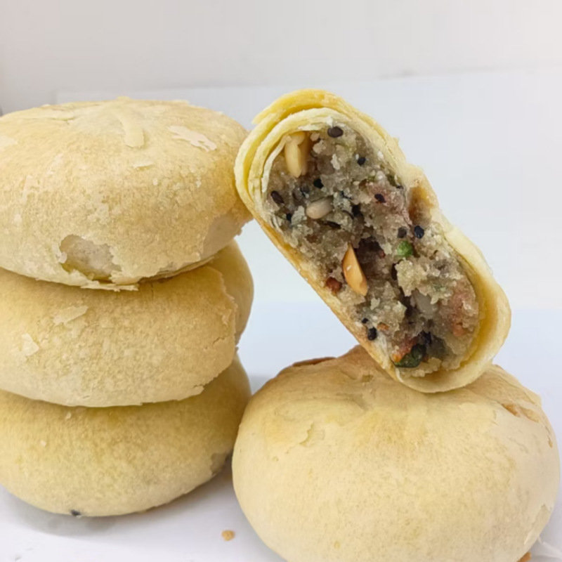 椒盐香葱月饼老式中秋月饼经典零食糕点椒盐香葱月饼|undefined