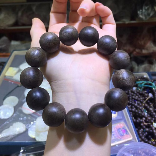 Authentic Vietnamese White Sandalwood Agarwood Bead Bracelet Genuine High-End Natural Sandalwood Wood Bracelet Luxury Buddha Prayer Beads Rosary