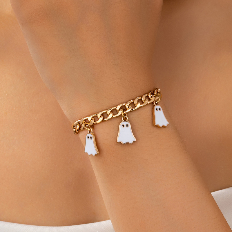 European and American Hot-Selling Cross-Border New High-End Fashion Temperament Charm Cute Ghost Ladies Bracelet Jewelry
