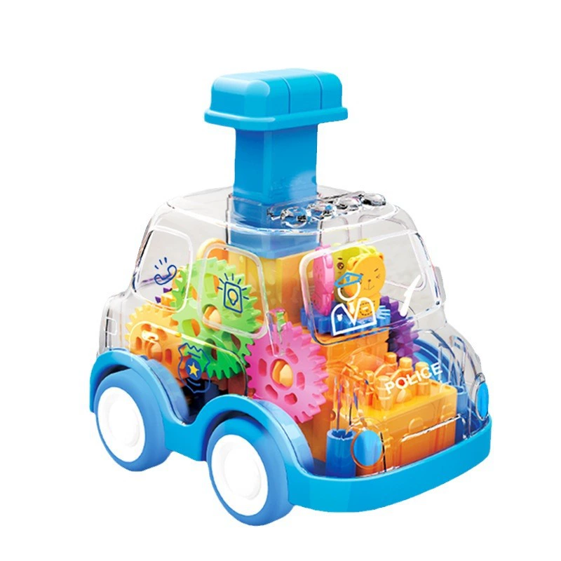 Warrior, cartoon inertia shatterproof toy car with gears for boys and girls, 1-3 years