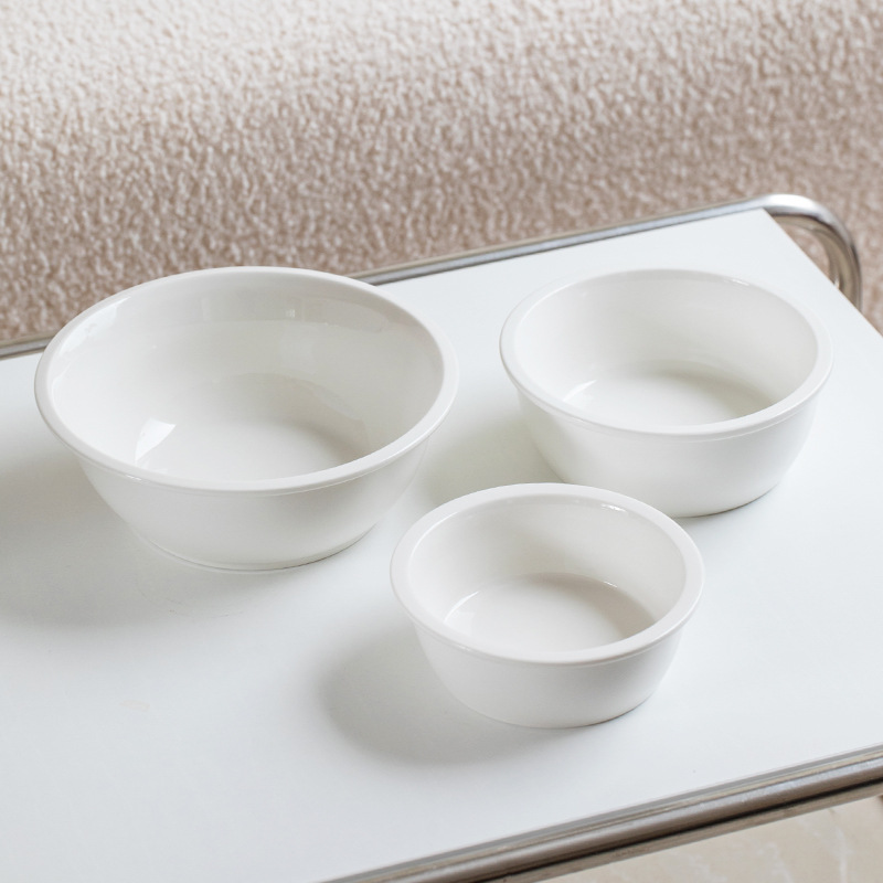 En stock al por mayor tazón de comida para gatos de cerámica gato tazón para mascotas tazón de perro tazón de comida hogar restaurante vajilla tazón tamaño sopa tazón de arroz