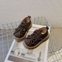 女童宝宝防滑2025时尚新款儿童英伦春秋皮鞋软底鞋子男童单鞋百搭