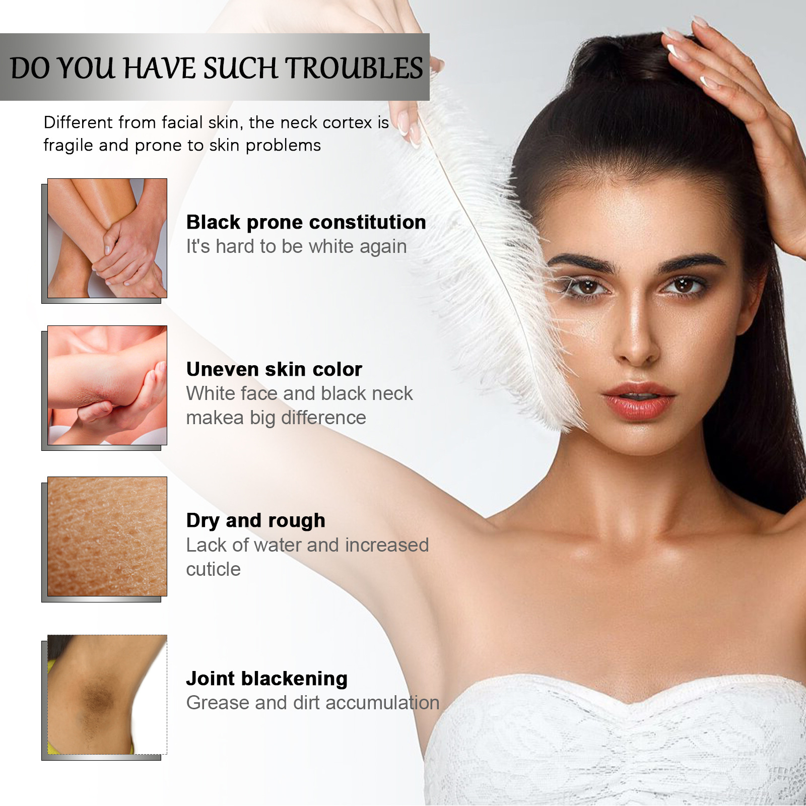 West&Month body whitening cream lightens black underarm knee joints, brightens skin tone, moisturizes and beau_voghion.com