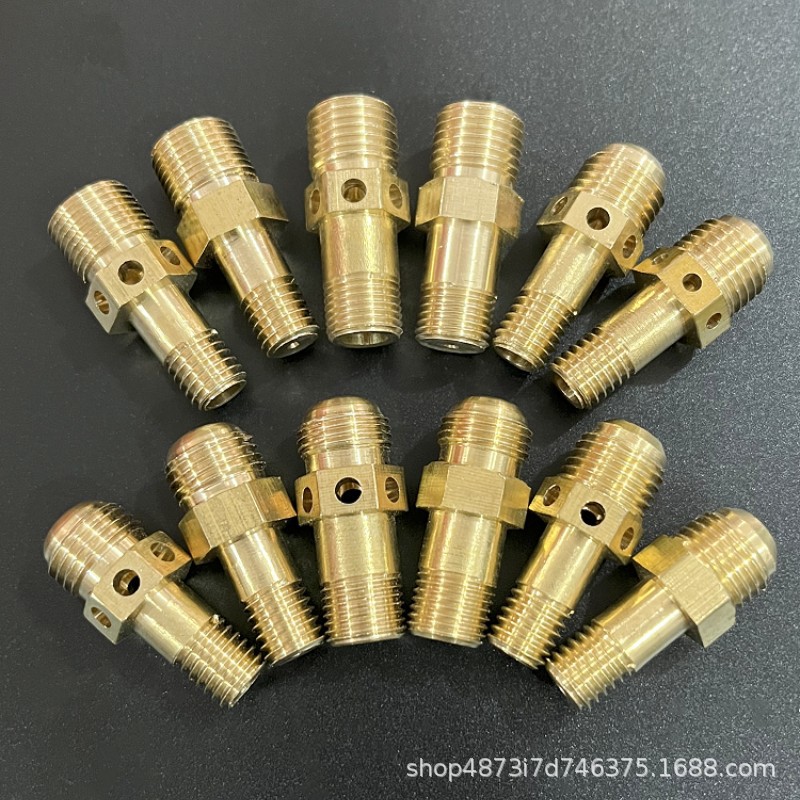 批发燃气灶喷嘴配件铜咀集成灶风门液化气转天然气出气嘴喷头