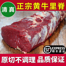 牛里脊肉新鲜牛柳可做原切菲力牛排黄牛里脊肉散养清真商用批发