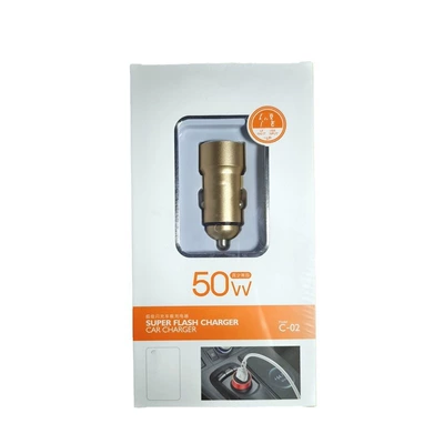 Car Charger with Packaging, Fast | Mobil şarj cihazları