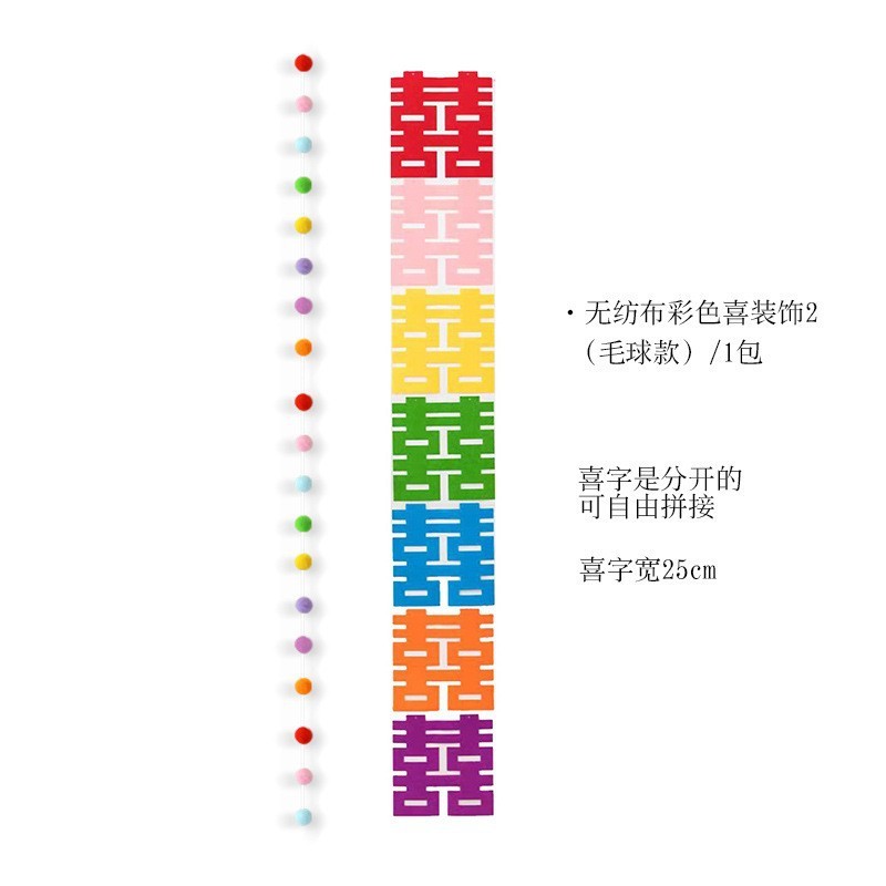 婚房布置高级多巴胺套装男方装饰全套结婚订婚简单大方背景墙1|undefined