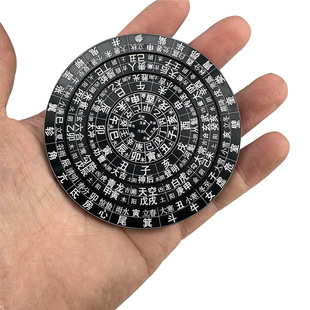 Live plate fingertip gyro Chinese style gossip double-sided AB surface four-layer rotating mainland Renren compass PUSS finger gyro